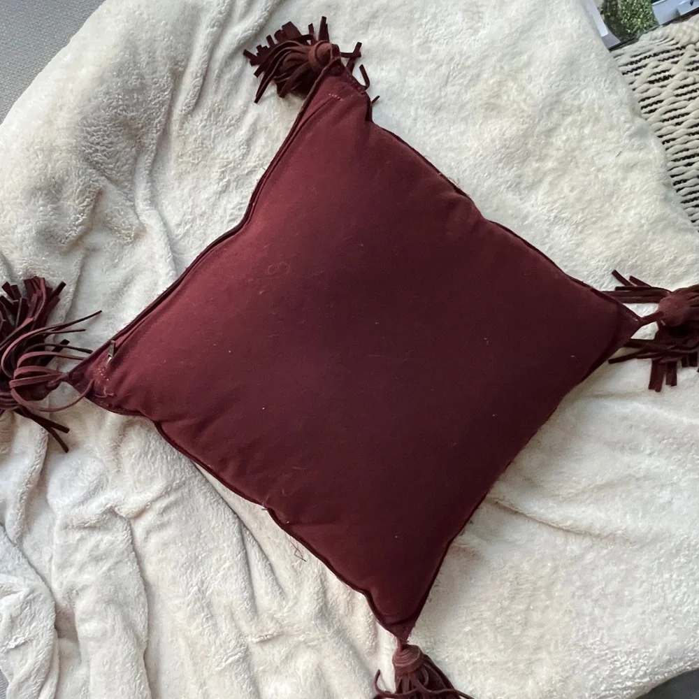 West ELM Suede pillow cover in GUC